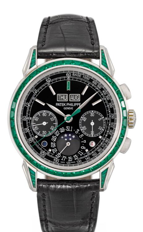 Patek Philippe Perpetual Calendar Chronograph 5271P Emerald Watch 5271/13P-001